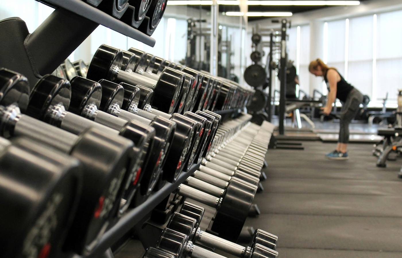 Interiér fitness centra